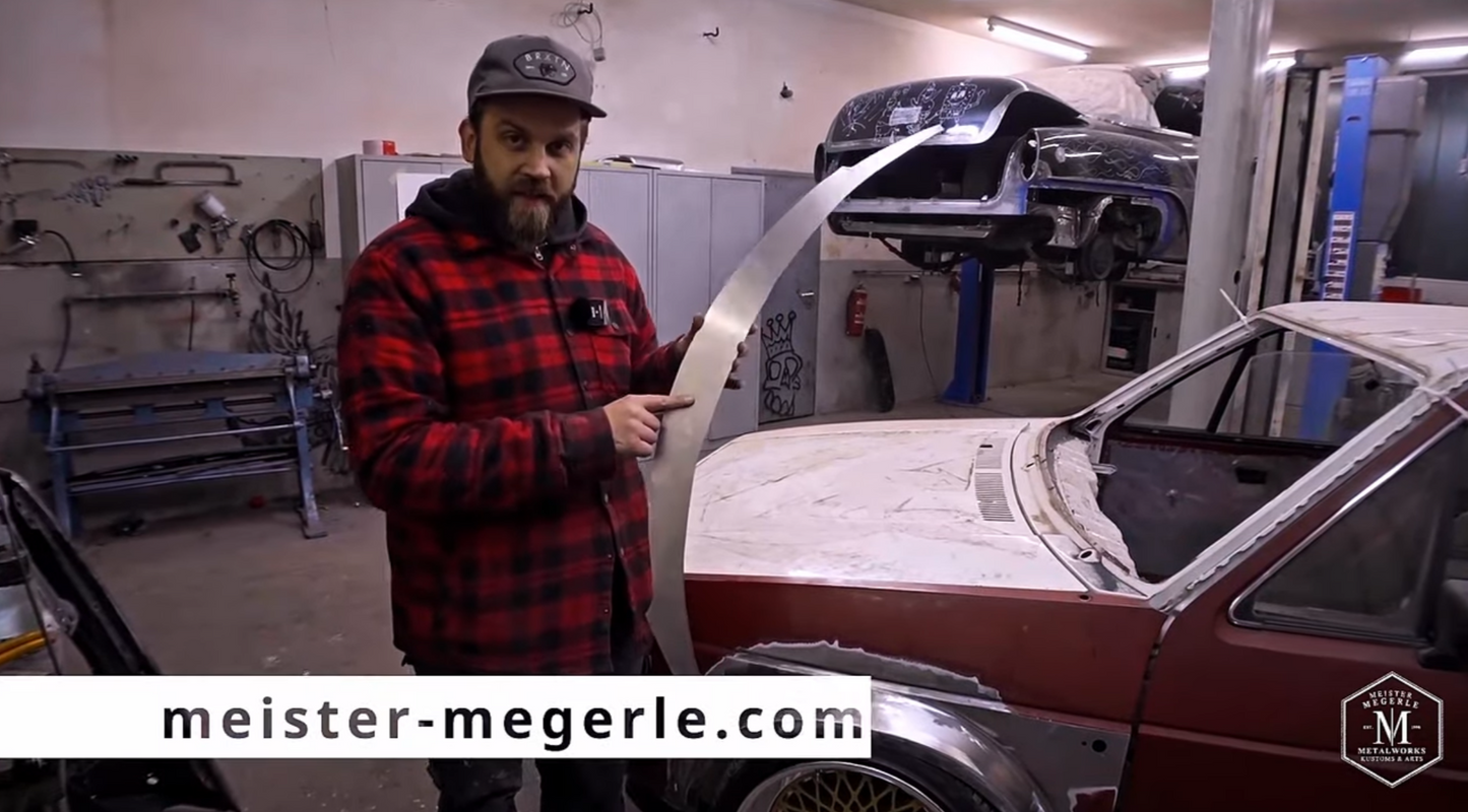 DIY "Weld in" Wheel Arch Sheetmetal or VW Golf/Jetta/Rabbit MK2
