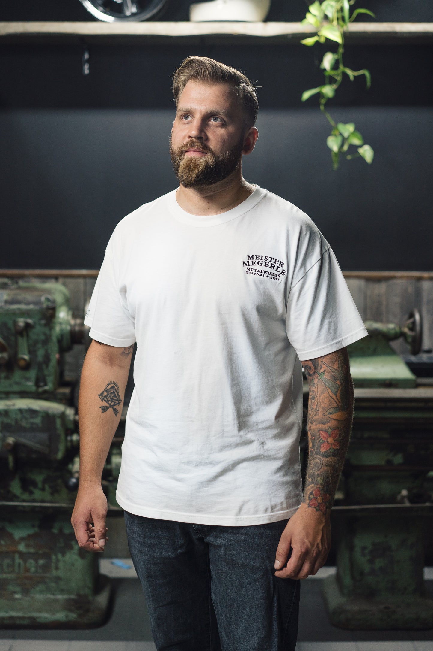 "Snake" T-Shirt Weiß