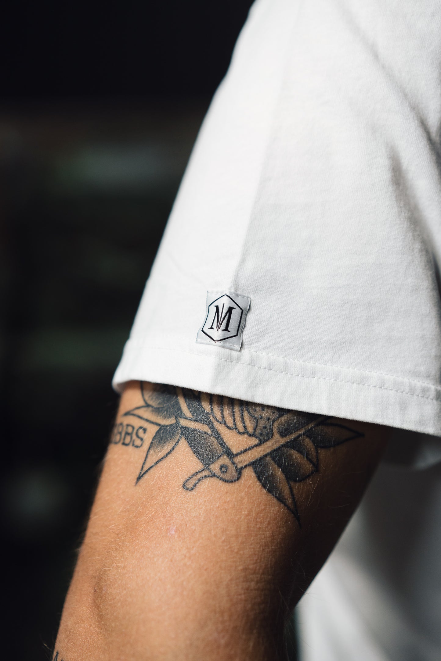 "Snake" T-Shirt Weiß