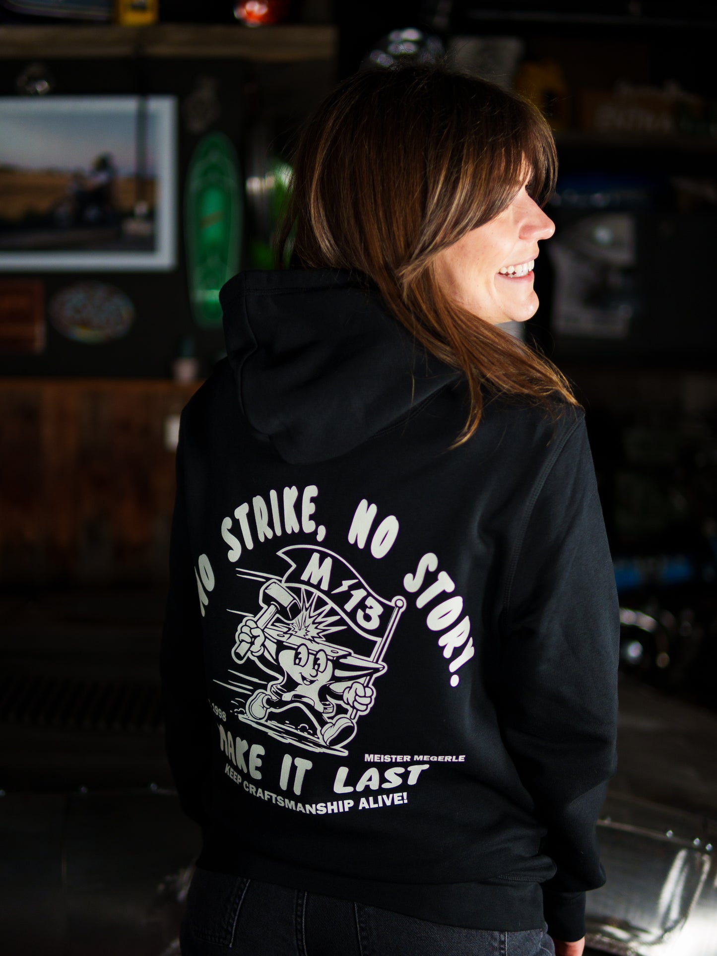 Hoodie "No Strike - No Story" black
