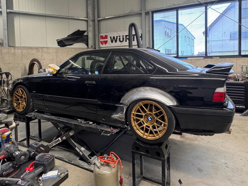 Norddeutschland Edition! Theoretischer Kurs: Radlaufverbreiterung Stage 1 für den BMW E36
