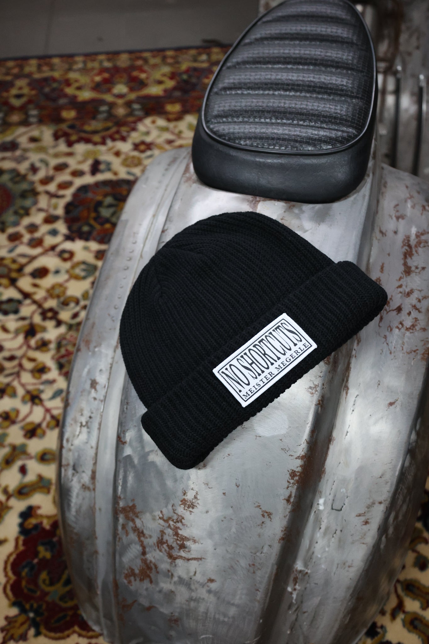 BEANIE BLACK "NO SHORTCUTS"