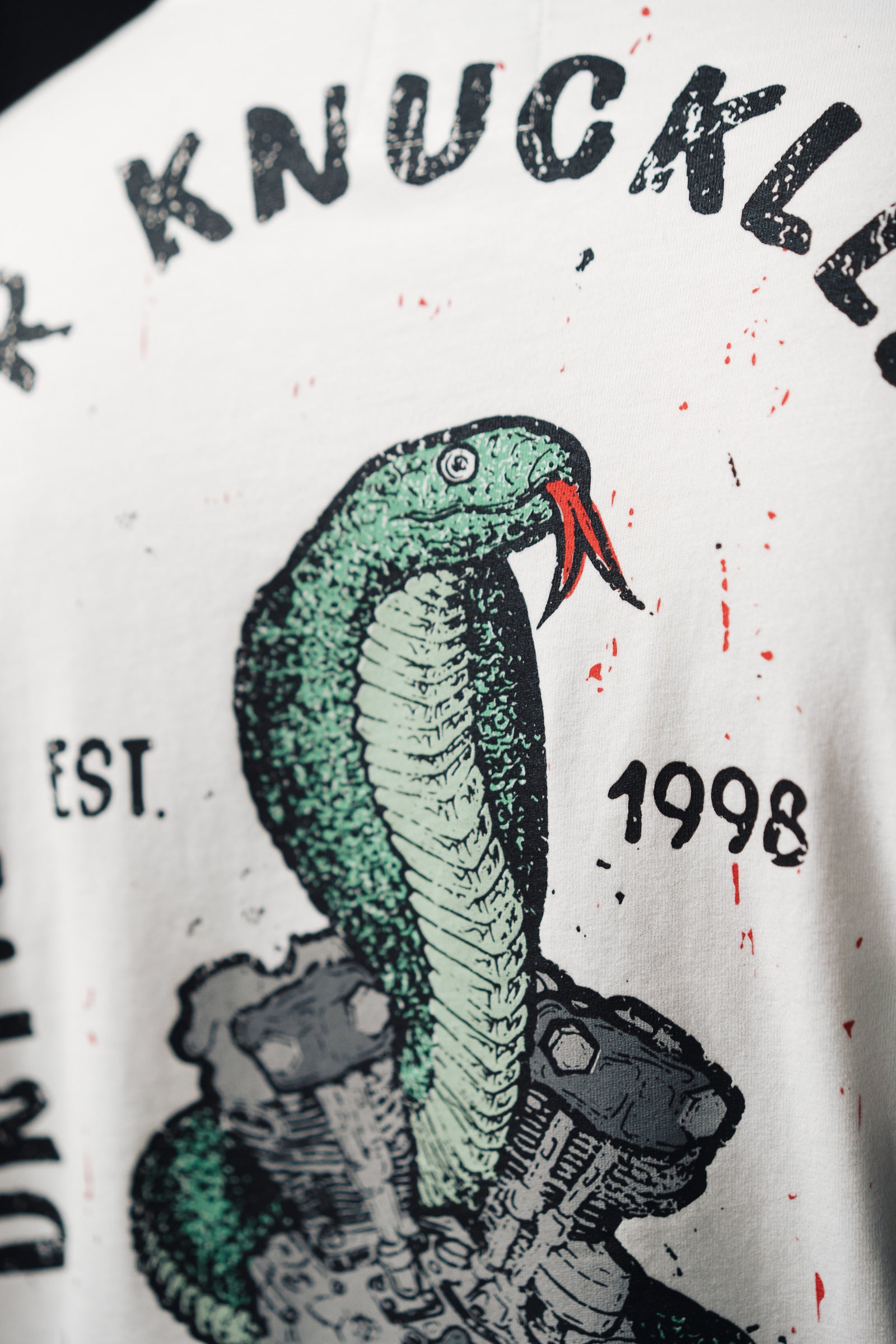 "Snake" T-Shirt Weiß